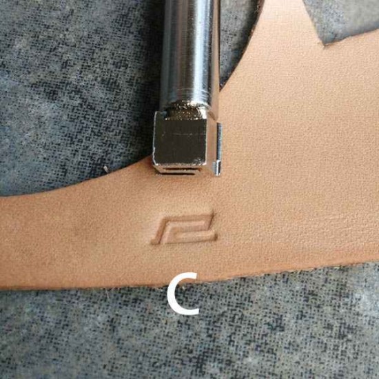 leathercraft tool, leather craft tool, leather stamps, border tool 3
