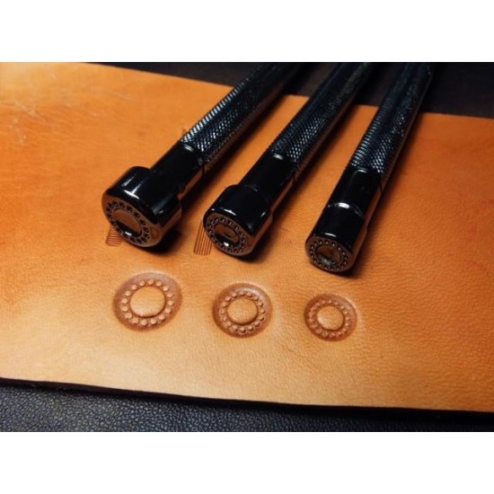 leathercraft tool, leather craft tool, leather stamps, center flower