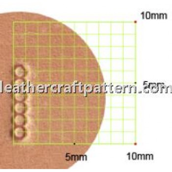leathercraft tool leather stamp Craft Japan A106 Grounder leather tools