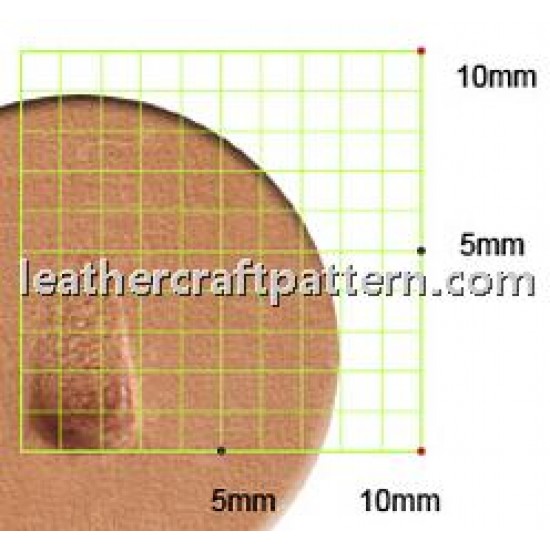 leathercraft tool leather stamp Craft Japan B892 Smooth Bevelers Leather tooling