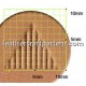 leathercraft tool leather stamp Craft Japan B962 Bevelers Leather tooling