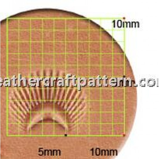 leathercraft tool leather stamp Craft Japan D435 Border Stamp leather tools