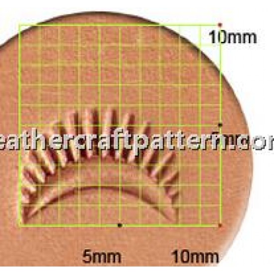 leathercraft tool leather stamp Craft Japan D436 Border Stamp leather tools