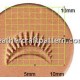 leathercraft tool leather stamp Craft Japan D436 Border Stamp leather tools