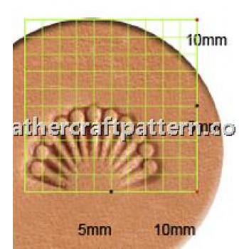 leathercraft tool leather stamp Craft Japan D637 Border Stamp leather tools
