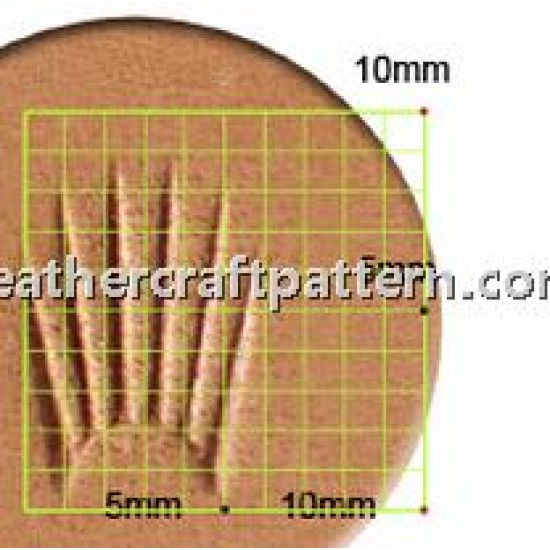 leathercraft tools leather stamp camouflage Craft Japan C366 leather toolings