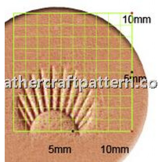 leathercraft tools leather stamp camouflage Craft Japan C425 leather toolings