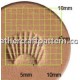leathercraft tools leather stamp camouflage Craft Japan C428 leather toolings