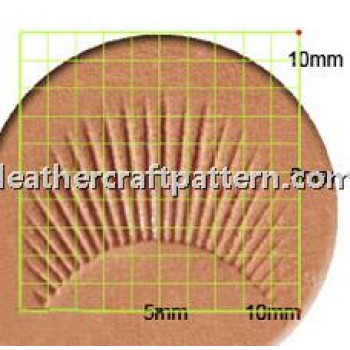 leathercraft tools leather stamp camouflage Craft Japan C429 leather toolings