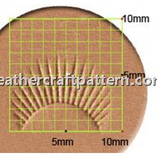 leathercraft tools leather stamp camouflage Craft Japan C431 leather toolings