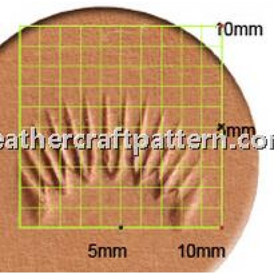 leathercraft tools leather stamp camouflage Craft Japan C432 leather toolings