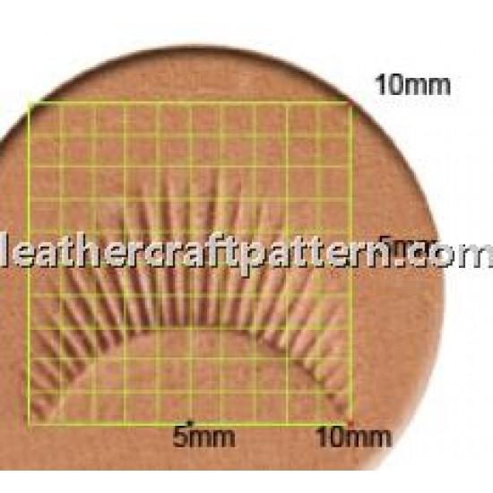 leathercraft tools leather stamp camouflage Craft Japan C433  leather toolings