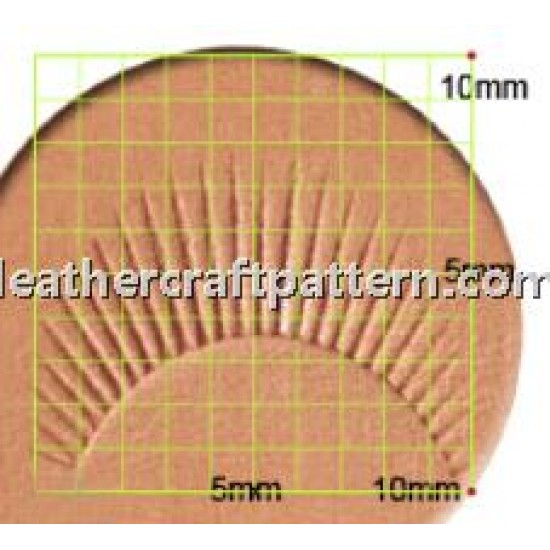 leathercraft tools leather stamp camouflage Craft Japan C454  leather toolings