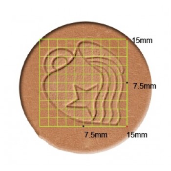 leathercraft tool leather stamp Craft Japan Extra Stamps E696