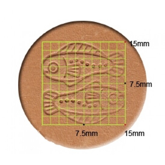 leathercraft tool leather stamp Craft Japan Extra Stamps E697