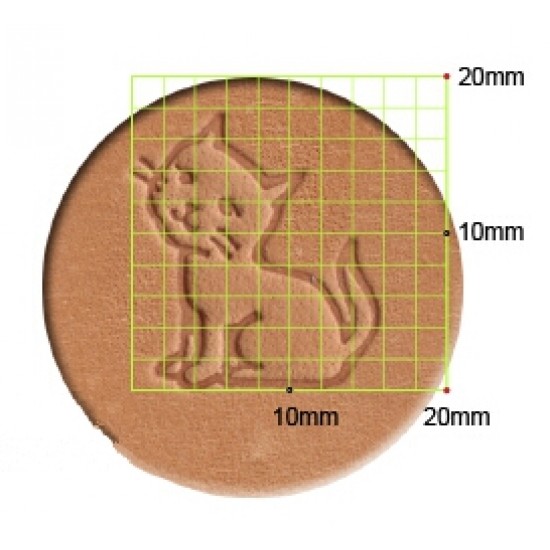 leathercraft tool leather stamp Craft Japan Extra Stamps E671
