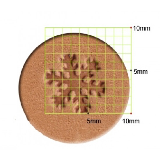 leathercraft tool leather stamp Craft Japan Extra Stamps E395