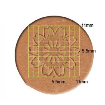 leathercraft tool leather stamp Craft Japan Extra Stamps E385