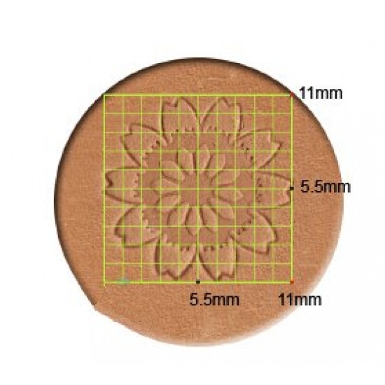 leathercraft tool leather stamp Craft Japan Extra Stamps E385