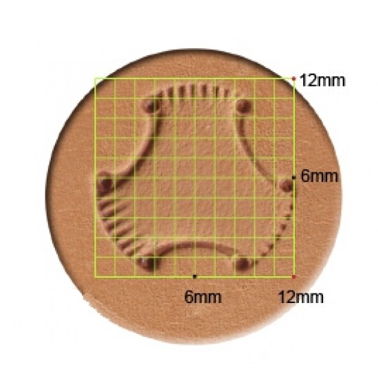 leathercraft tool leather stamp Craft Japan Extra Stamps E684