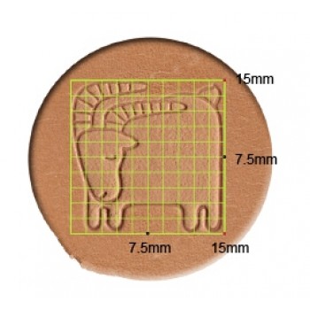 leathercraft tool leather stamp Craft Japan Extra Stamps E695