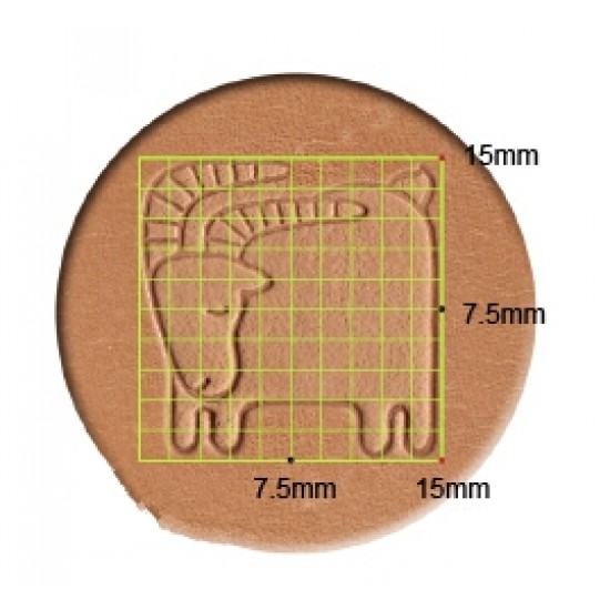 leathercraft tool leather stamp Craft Japan Extra Stamps E695