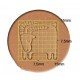 leathercraft tool leather stamp Craft Japan Extra Stamps E695