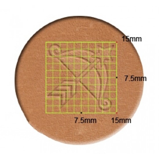 leathercraft tool leather stamp Craft Japan Extra Stamps E694