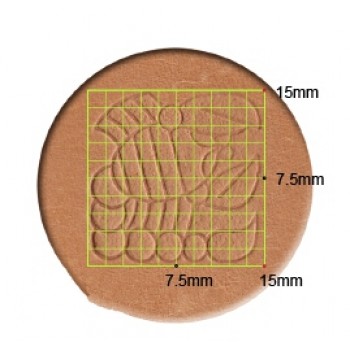 leathercraft tool leather stamp Craft Japan Extra Stamps E693