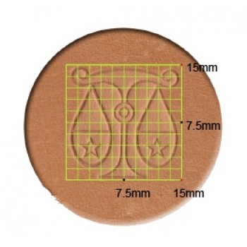 leathercraft tool leather stamp Craft Japan Extra Stamps E692