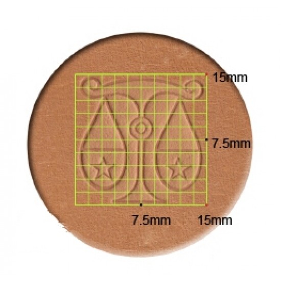 leathercraft tool leather stamp Craft Japan Extra Stamps E692