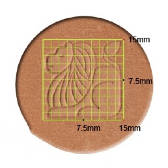 leathercraft tool leather stamp Craft Japan Extra Stamps E690