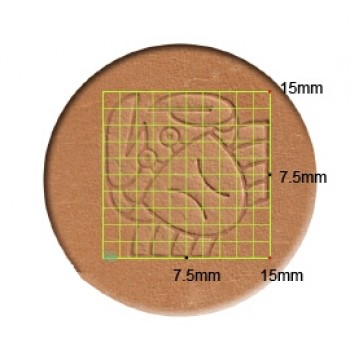 leathercraft tool leather stamp Craft Japan Extra Stamps E689