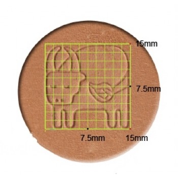 leathercraft tool leather stamp Craft Japan Extra Stamps E687
