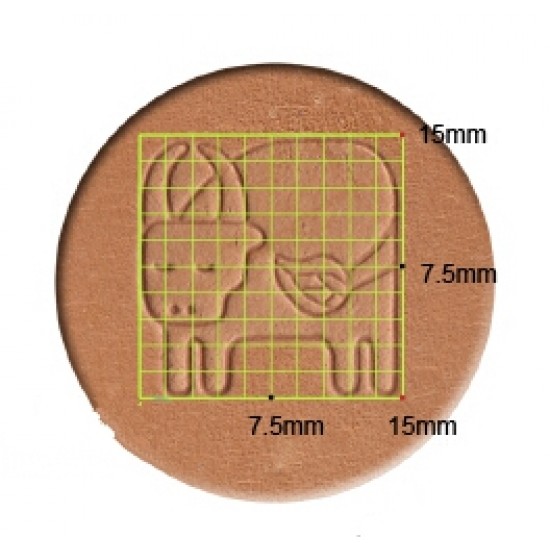 leathercraft tool leather stamp Craft Japan Extra Stamps E687