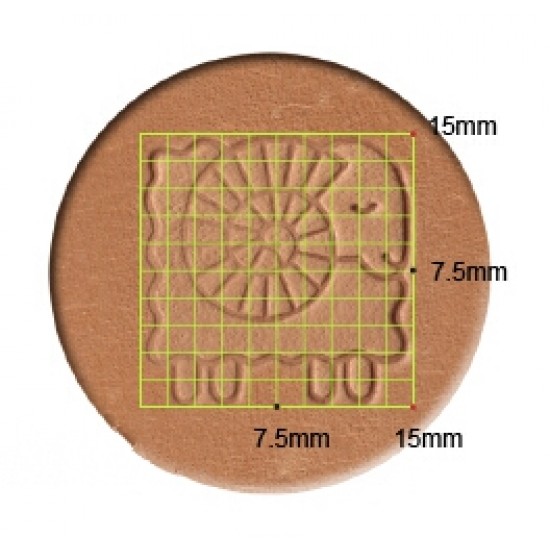 leathercraft tool leather stamp Craft Japan Extra Stamps E686