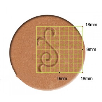 leathercraft tool leather stamp Craft Japan Extra Stamps (K) K156R