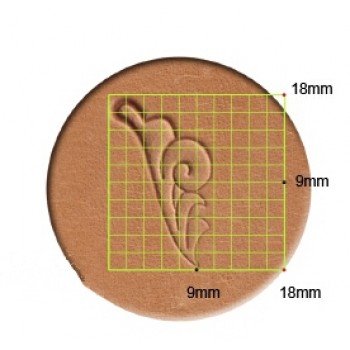 leathercraft tool leather stamp Craft Japan Extra Stamps (K) K153L