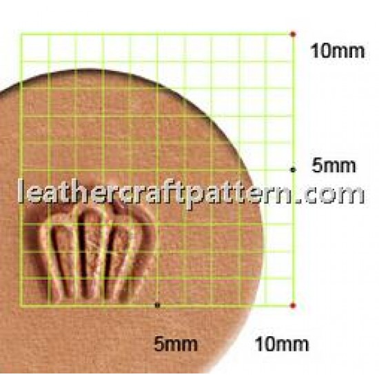 leathercraft tool leather stamp Craft Japan Stamp Flower Petal Y652 leather tools