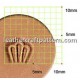 leathercraft tool leather stamp Craft Japan Stamp Flower Petal Y652 leather tools