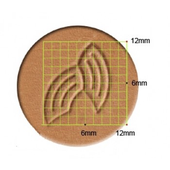 leathercraft tool leather stamp Craft Japan Geometric (G)  G878