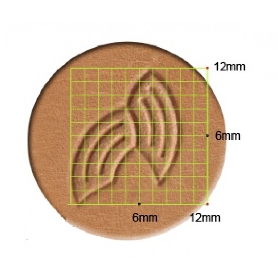 leathercraft tool leather stamp Craft Japan Geometric (G)  G878