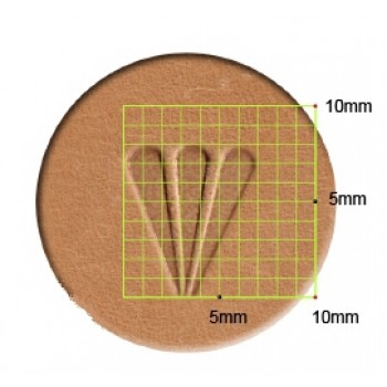 leathercraft tool leather stamp Craft Japan Geometric (G)  G645