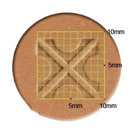 leathercraft tool leather stamp Craft Japan Geometric (G)  G542