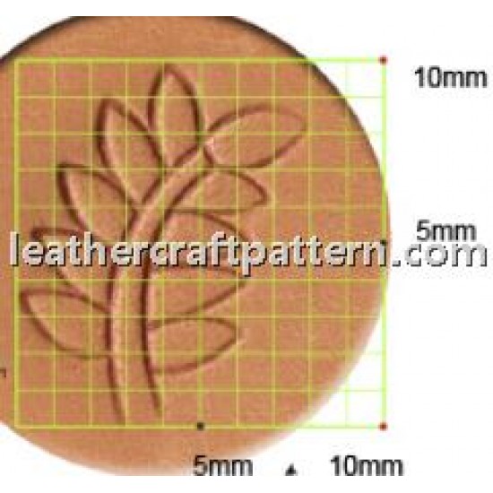 leathercraft tool leather stamp Craft Japan Stamp Leaf L515 leather tools