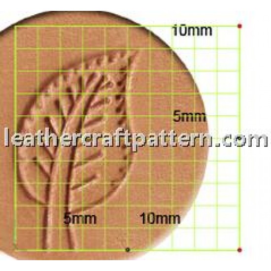 leathercraft tool leather stamp Craft Japan Stamp Leaf L948 leather tools