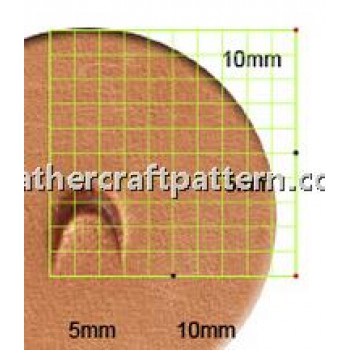 leathercraft tool leather stamp Craft Japan Stamp Mulefoot U850 leather tools