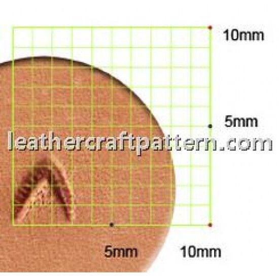 leathercraft tool leather stamp Craft Japan Stamp Mulefoot U858 leather tools