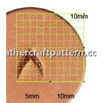 leathercraft tool leather stamp Craft Japan Stamp Mulefoot U859 leather tools