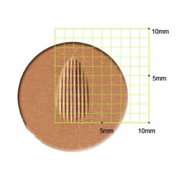 leathercraft tool leather stamp Craft Japan Pear Shader P215 leather tools